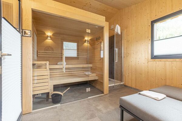 Private Sauna des Tauernchalets Wellness XL - Almdorf Hohentauern
