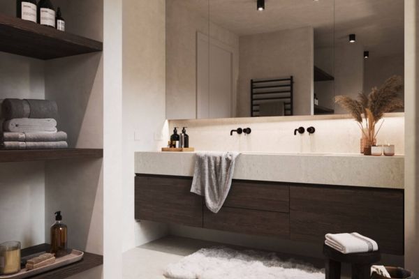 Großes Badezimmer - Villa Liesl Schladming