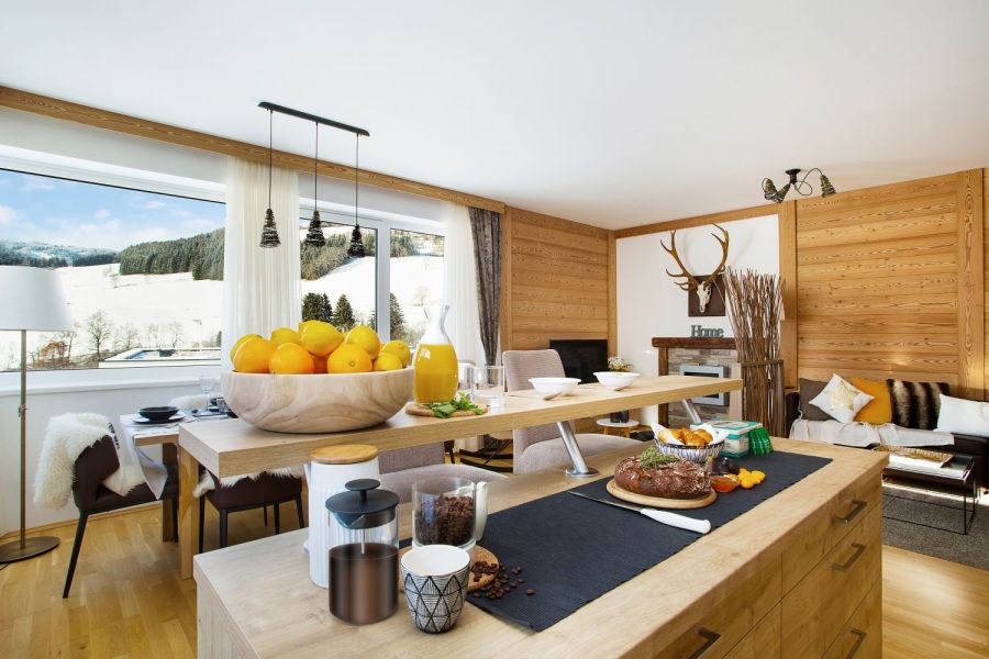 Essbereich - Naturpark Chalets Lambrecht Steiermark